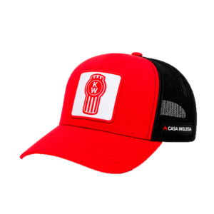 Gorra negra con rojo