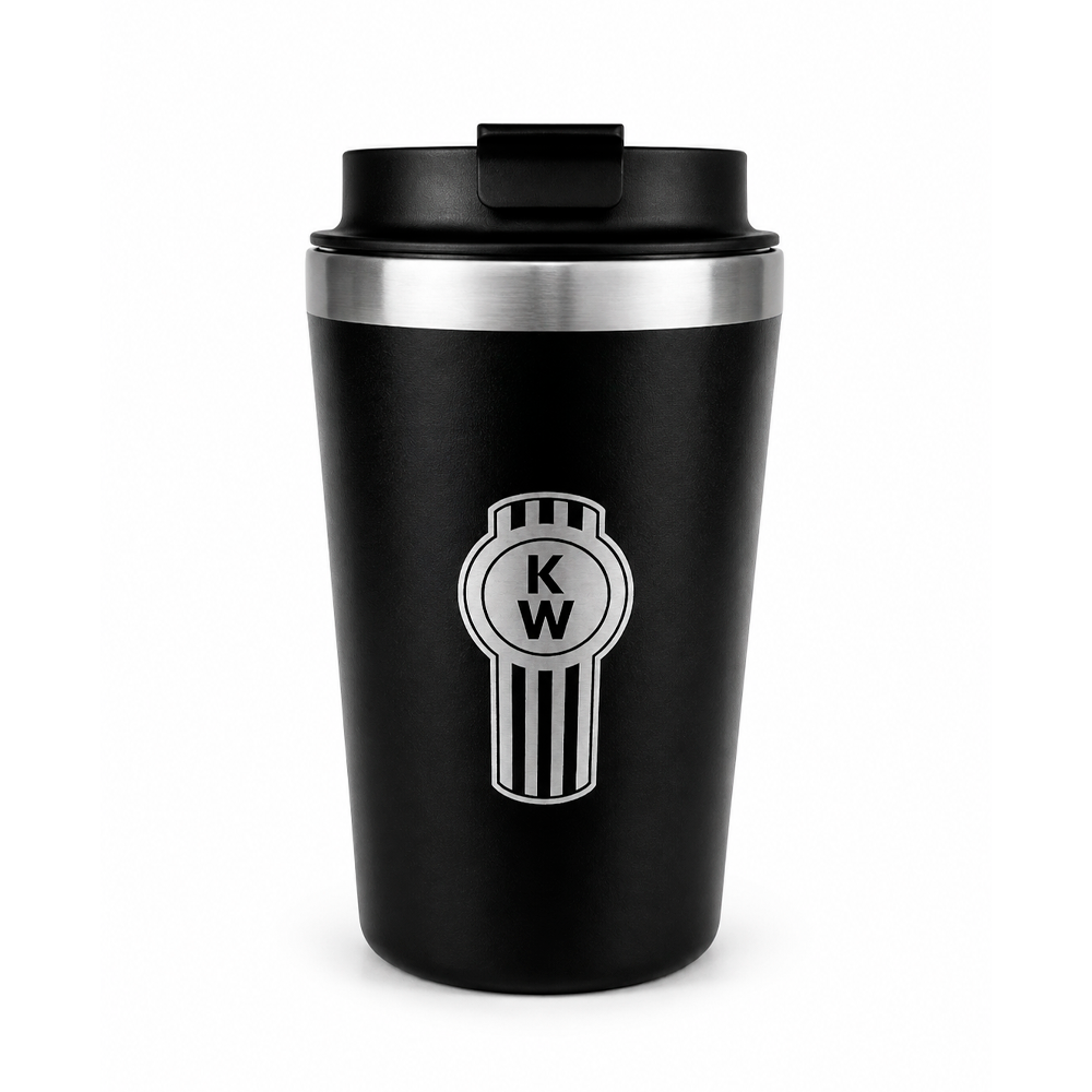 Mug negro metalizado de 350 ml Mug negro metalizado de 350 ml - Imagen 1